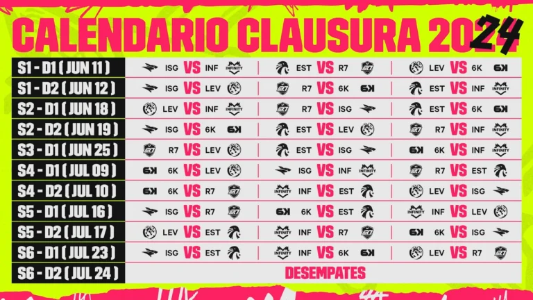 Calendario LLA