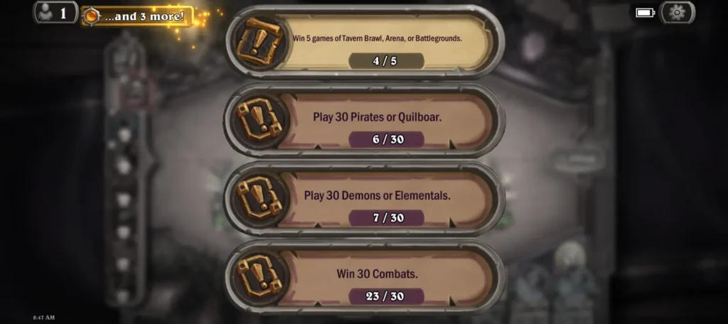 hearthstone-battlegrounds-misiones-de-pase