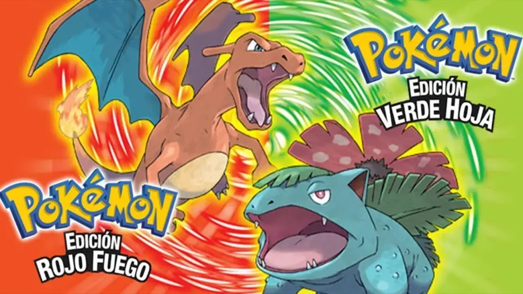 Rojo-Fuego-y-Verde-Hoja-Pokemon